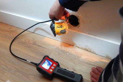 Plomberie : dépannage fuite avec caméra de détection